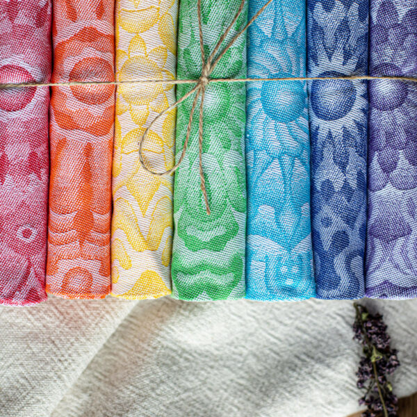 Utěrky mandala - kolekce 7 barev čaker - Image 6